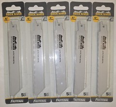 (Lot Of 5) 6″x .75″x .035x 24 TPI Bi-Metal Recip Saw Blade Fastenal Rock River