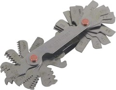Thread Gauge Standard And Metric 51/52Pcs Metric+ imperial 52pc Stainless Ste…