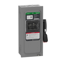 Square D VHU361RB VisiPact Heavy Duty Safety Switch 30A 3P 3PH 600V Type 3R