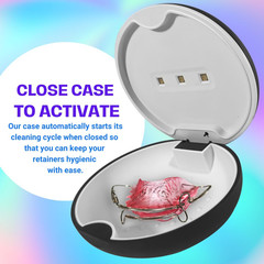 UVC Retainer Case, TARE Case, Compatible with Invisalign, Mouth Guard Case, Dent