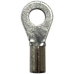 (100) Non-Insulated 22-18 Gauge #8 Ring Terminal Uninsulated Wire Connector USA