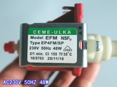 For ULKA EP4FM AC220V 48W Solenoid Pump Water Pump for Coffee Espresso Machine