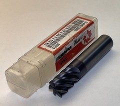 HANITA 1/2 x 1/2 x 1 x 2.5″ TF4V4513005 Solid Carbide End Mill New 1pc (26MY48)