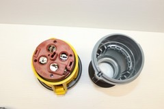 MENNEKES ME 4100C12M 100-Amp MARINE PIN&SLEEVE CONNECTOR M4100C12 100A 125V/250V