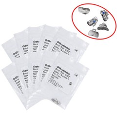 5-100pack Dental Orthodontic Buccal tube Non-Conv Bond Roth 0.022″U1 L1 4pcs/pkt