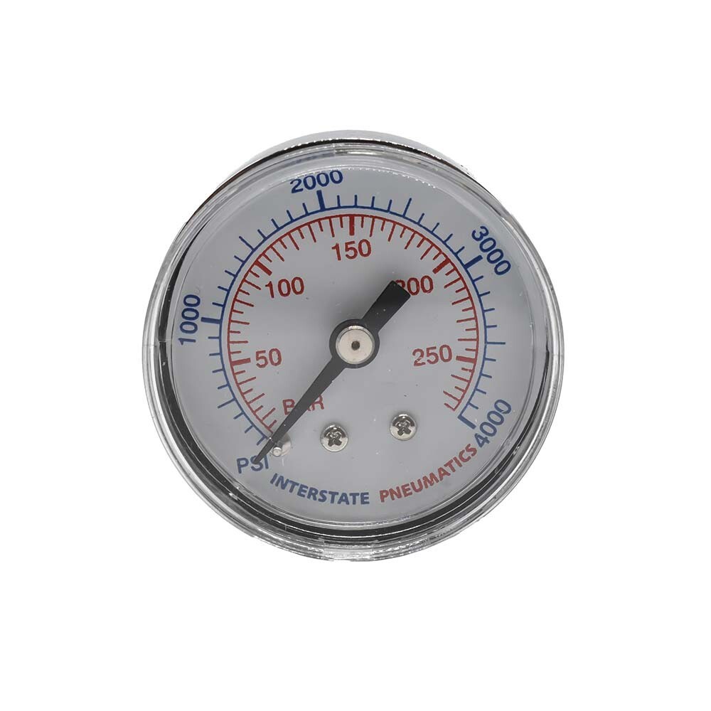 1-1/2″ 4000PSI 1/8″ NPT Rear Mount Pressure Gauge Chrome Body – G2101-4000