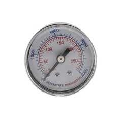 1-1/2″ 4000PSI 1/8″ NPT Rear Mount Pressure Gauge Chrome Body – G2101-4000