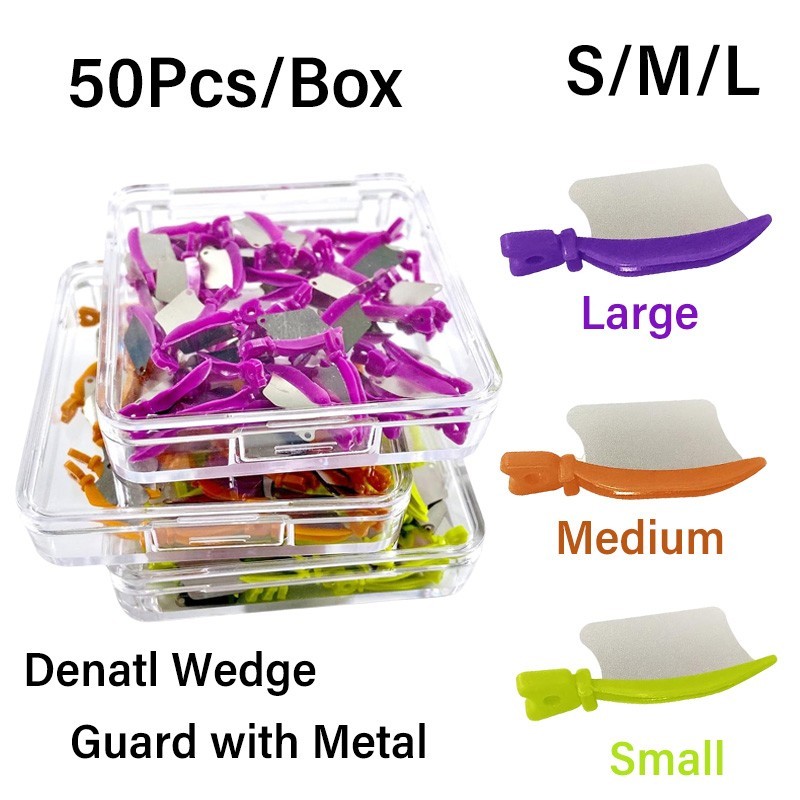 Dental Fender Wedge Prime Teeth Interproximal Plastic With Protection Steel
