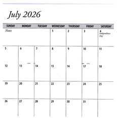 Bird Choice 2 Year 2026 – 2027 Pocket Size Calendar Planner with Notepad
