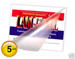 200/pack LAM-IT-ALL 5 Mil Military Card Hot Laminating Pouches 2-5/8 x 3-7/8