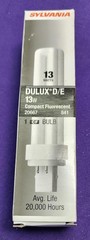 Sylvania 20667 13W CF13DD/E/841/ECO 4 Pin G24q-1 Base CFL – NEW OLD STOCK