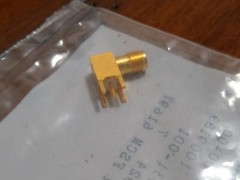TE Connectivity RF Connectors / Coaxial Connectors SMA R/A PCB JK RECPT