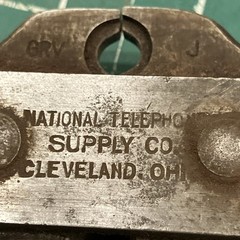 National Telephone Supply NKP Nicopress Repaired Handle