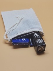 Kaweco Classic Sport Fountain Pen Black Nib Medium Royal Blue Ink 7 Cartridges