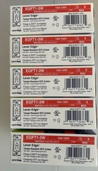 Leviton EGFT1-3W – 15A 125V – TR GFCI Outlets 5-boxes NEW SEALED (FREE SHIPPING)