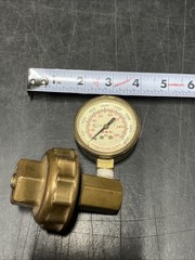 Brass Pressure Gauge 0-4000 PSI And 0-280 KSC Made In USA