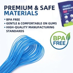 Bopika Floss Threaders for Braces and Implants, 280 Count | BPA, PTFE & PFAS-…