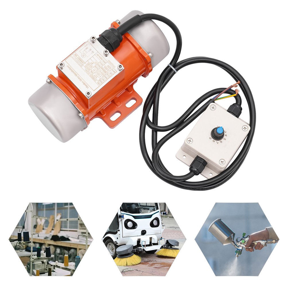 60W 110V Vibration Motor with Speed Controller Electric Vibration Motor