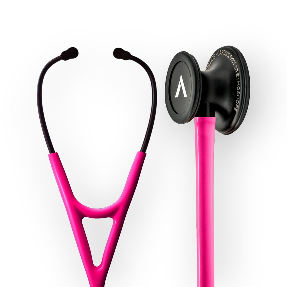 Pink Cardiology Stethoscope – Dual-Lumen, Stainless Steel, Premium Sound