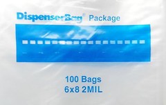 100 Reloc Zippit Bags 6″x8″ Clear 2mil Poly Reclosable Zip Seal Slide Lock Bag