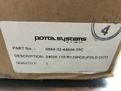 24025-110-M110PC Porta Systems Bldg Entrance Protector 25 Pair Trifold 24 Series