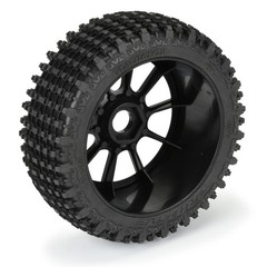 Pro-Line Racing 1/8 Gladiator M2 Fr/Rr Bgytire Mtd Blk Mach 10 2 Pro907421 Rc