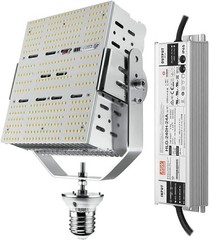240 Watt LED Shoebox Replacement Light Fixture Commercial Parking Lot Pole Lamp