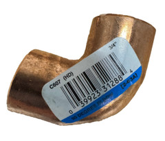 Everbilt Copper Elbow 3/4 in x 3/4 in 90 Degree Cup Elbow Fitting C607, 100 Pack