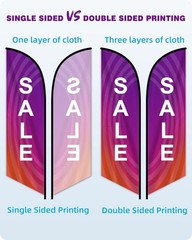 Custom Advertising Feather Flags Business Outside Personalized Logo Swooper Flag