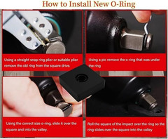 1/2” and 3/8″ Impact Retaining Ring Clip, Friction Ring, Hog Ring, Lock Ring wit