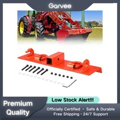 Bolt-On Tractor Bucket Hooks w/ 2″ Receiver | 4000LB D-Rings & 4700LB Hooks
