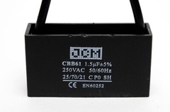 CEILING FAN CAPACITOR 1.5UF 250V AC 1.5 UF 250VAC MOTOR ELECTRIC 1.5MFD MFD