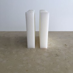 HDPE (High Density Polyethylene) Plastic Sheet 1/4″ x 12″ x 12″ Natural