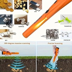 Metal Detector HandHeld Pro Pinpointer Pointer Probe Sensitive Tester Waterproof