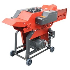 4-Blade Grass Straw Cutting&Silk Kneading Integrated Machine Conveyor Inlet 220V