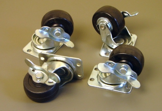 (4 PACK) PROCRAFT SC-2B 2″ Medium Duty Swivel Caster w/ Brake