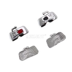 AZDENT Dental Orthodontic Brackets Buccal Tubes Metal MBT/Roth 022 Hooks 345 U&L