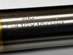 Interstate 723-6732, 1/2″x 1/2″x 1″x 3″, 4-Flute Cobalt, Rougher, TiN Coated