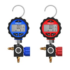 Elitech HVAC Refrigeration Digital Pressure Gauge Manifold Gauge Set SMG-1H&Low