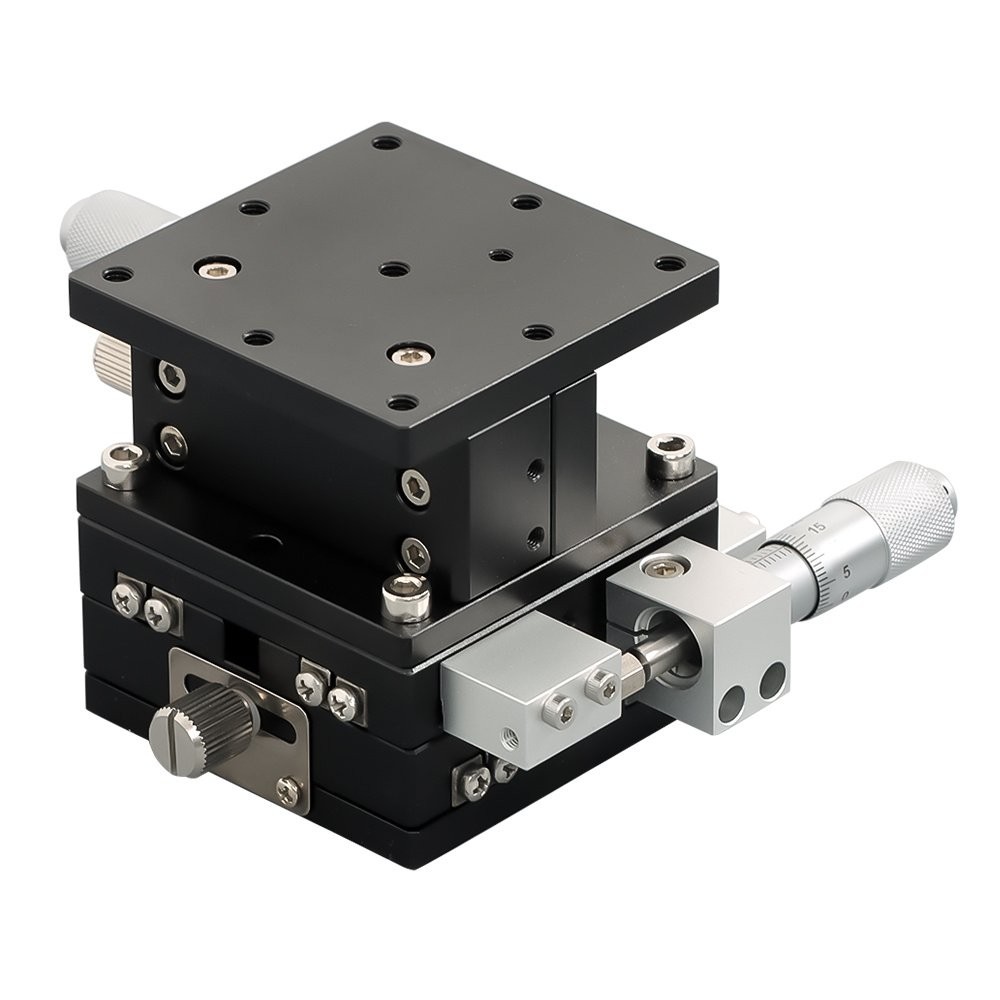 1×60×60mm XYZ 3 Axis Linear Stage Trimming Platform Bearing Tuning Sliding Table