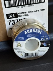 Aquasol 737003 Plumbing Solder Wire 8 oz. Spool ASTM-B32