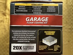 Rocksolid Garage Floor Coating Kit-60003, High Gloss 1-Car Garage Kit 90 Oz.