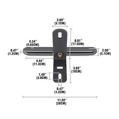 UNIVERSAL TRACTOR MONITOR MOUNTING BRACKET KIT Fit For JOHN DEERE