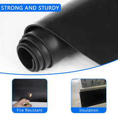 Solid Rubber Strips Rolls, 1/4″ Thick X 1″ Wide X 48″ Long Neoprene