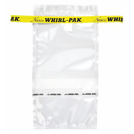 Whirl-Pak B01489 Sampling Bag, Write-On, 7 Oz., 7″ L, Pk500
