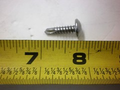 TEN- 3/4″ Stainless Steel Self Tapping Sheet Metal Screw Exterior Wall Trailer