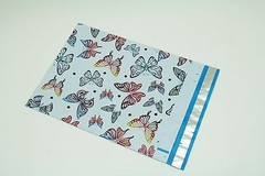 100 14.5×19 Butterfly Designer Poly Mailers Envelopes Boutique Custom Bags