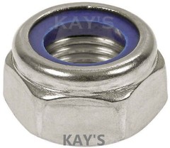 STAINLESS STEEL NUTS FULL FLANGED NYLOC A2-70 M2 M2.5 M3 M4 M5 M6 M8 M10 M12 M16