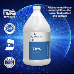 Isopropyl Alcohol 70% ~~ Stellar Chemical Corp ~~ 1 Gallon