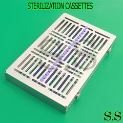 2 DENTAL SURGICAL AUTOCLAVE STERILIZATION CASSETTES FOR 20 INSTRUMENTS ST-002